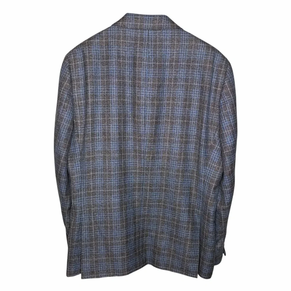 Paul Betenly Men's Elegant Checkered Blazer Size 38S - Picture 3 of 9